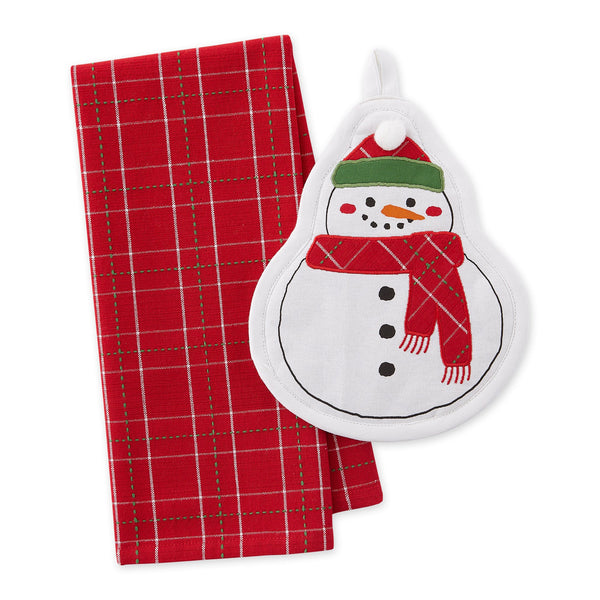 Christmas Pot Holders with Oven Mitt and Christmas Kitchen Towels Sets (Red  Truck Design), Christmas Oven Mitts, Pot Holders and Oven Mitts Sets