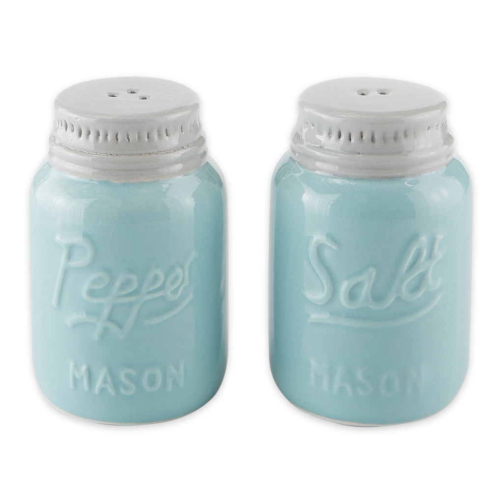 Mason Jar Ceramic Salt And Pepper