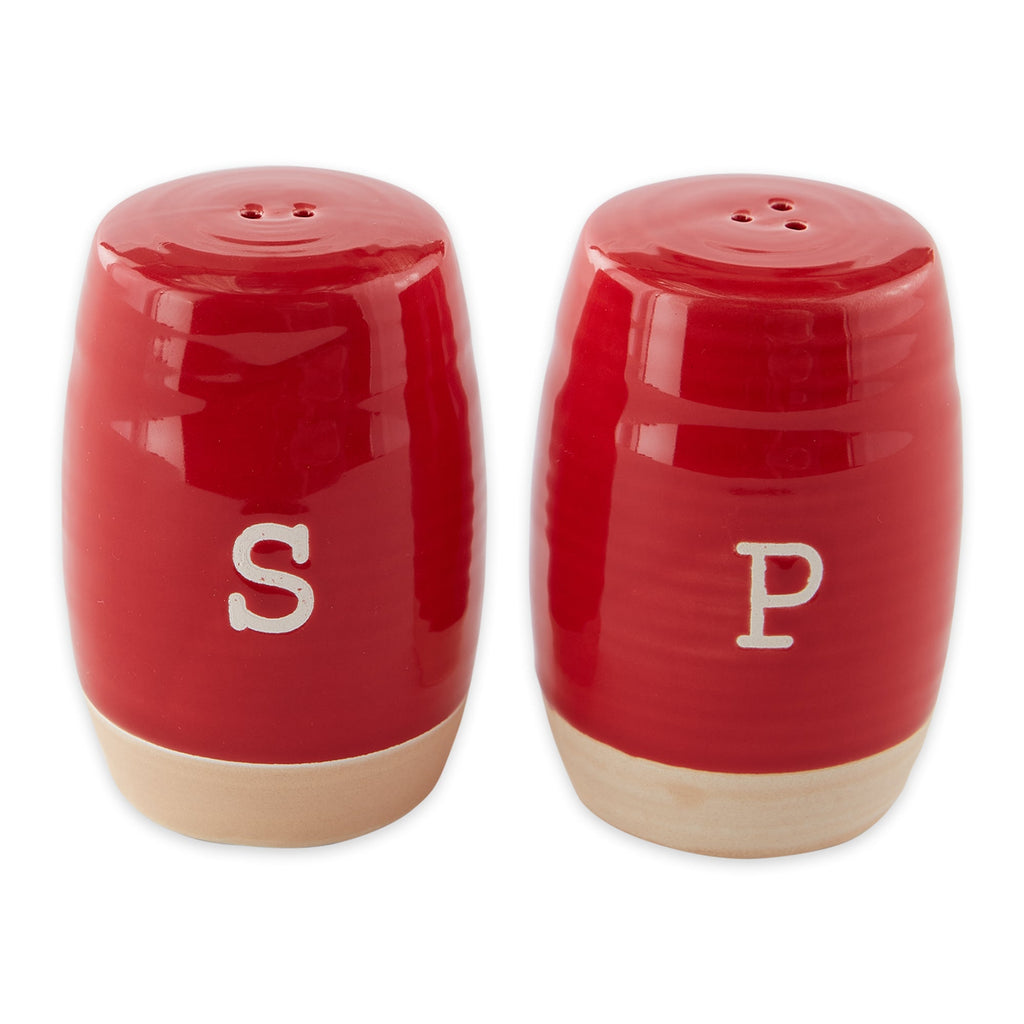 Red Ceramic Salt And Pepper Shaker