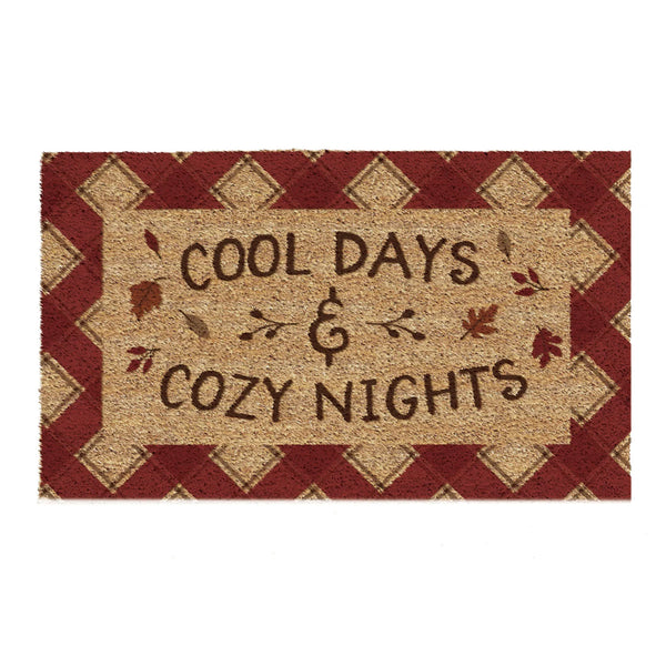 Cool Days & Cozy Nights Doormat