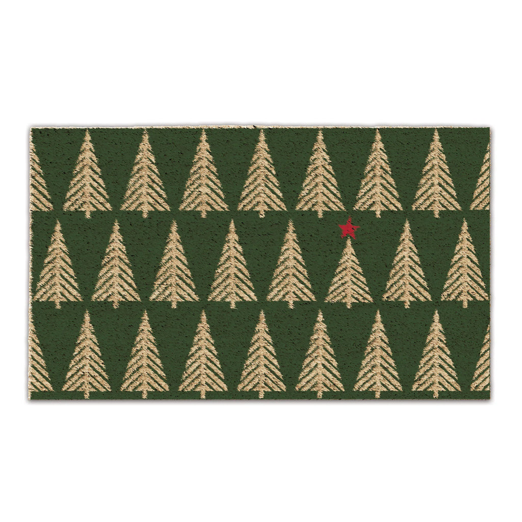 Christmas Tree Forest Doormat