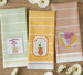 Good Vibes Embellished Dishtowels Mixed Dozen