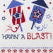 American Dream Printed Dishtowels Mixed Dozen