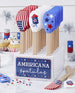 Patriotic Assorted Silicone Spatula 18 PK PDQ