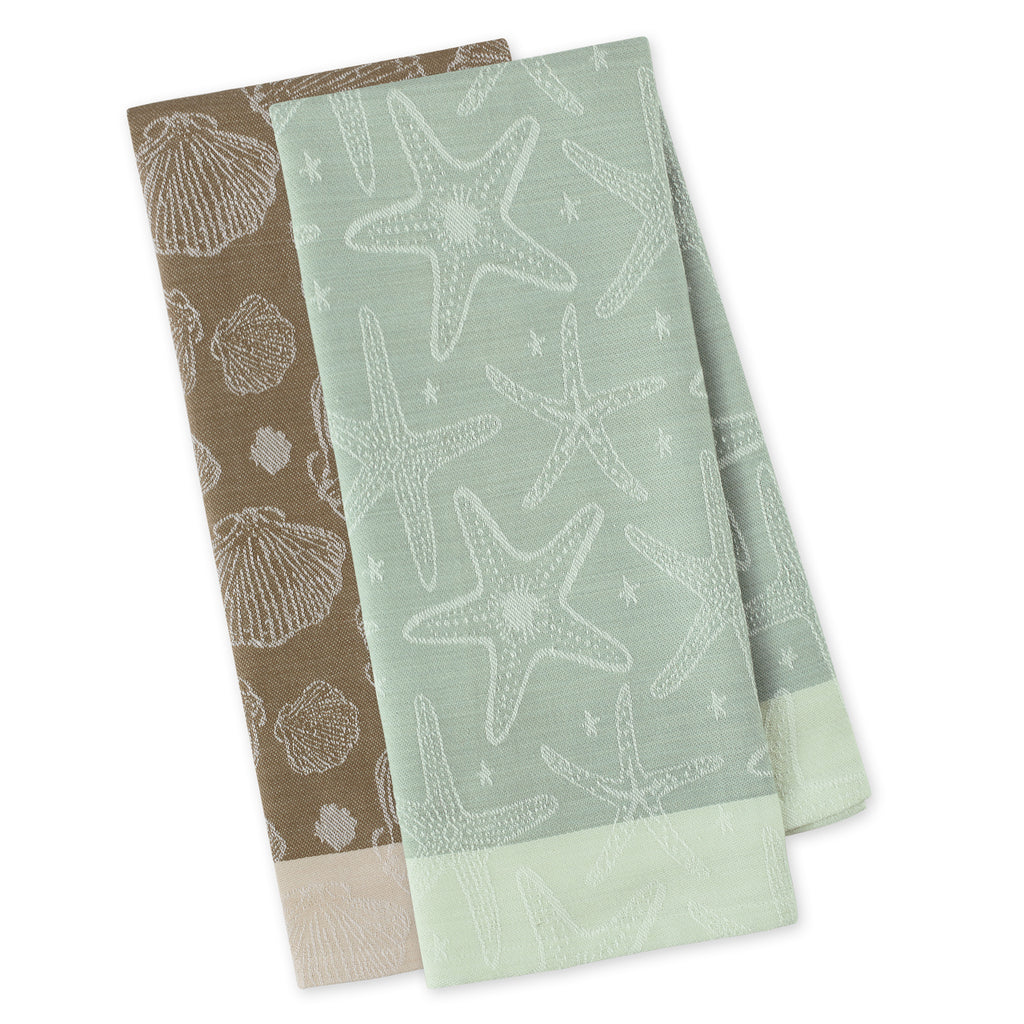 Low Tide Jacquard Dishtowels