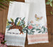 Liana Garden Butterfly Embellished Dishtowel