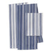 Blue Indigo Classic Stripe Heavyweight Kitchen Set of 3