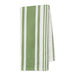 Clover Satin Twill Stripe Dishtowel