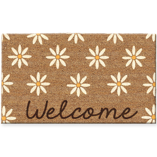 Welcome Daisies Doormat