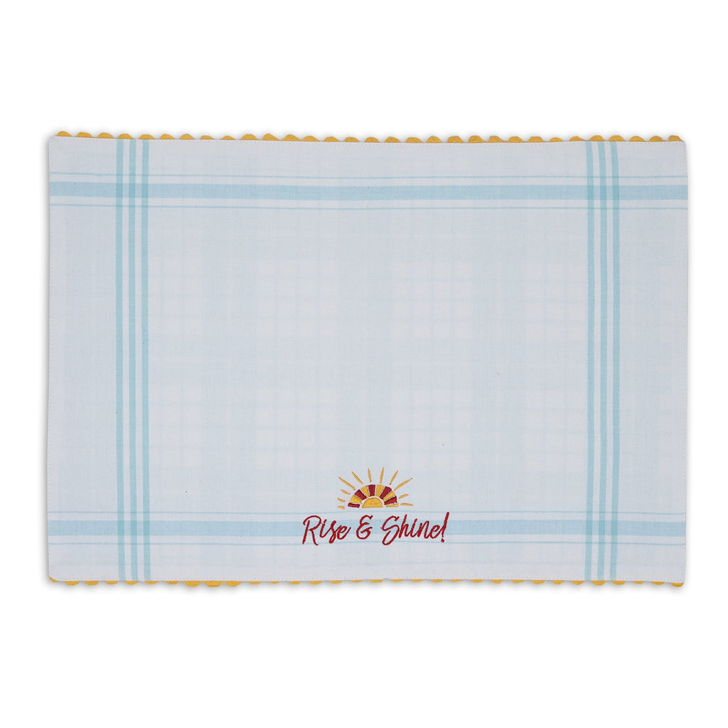 Rise & Shine Embellished Placemat - DII Design Imports