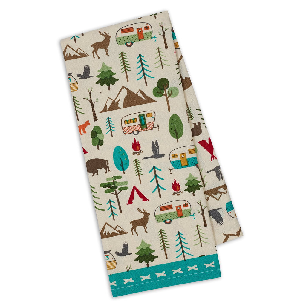 Campsite Printed Dishtowel - DII Design Imports