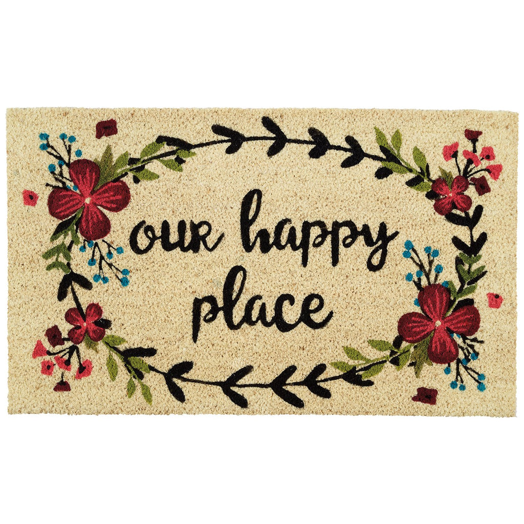 Our Happy Place Doormat - DII Design Imports