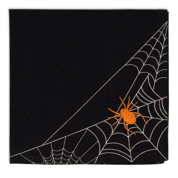 Spooky Spiderweb Embellished Napkin
