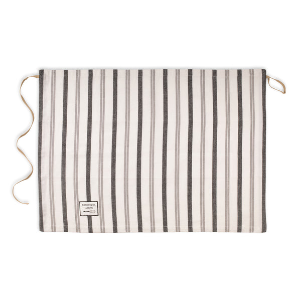 Dishtowel Apron - Gary & Black Kitchen Stripe