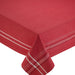 Tango Red French Chambray Tablecloth - DII Design Imports