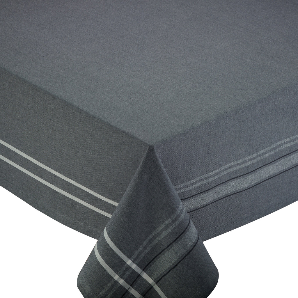 Gray French Chambray Tablecloth - DII Design Imports