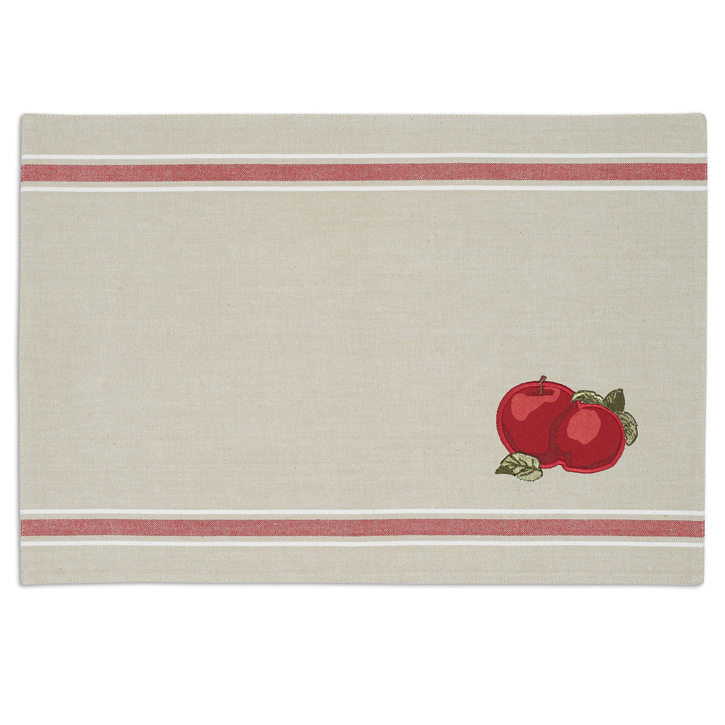 Apple Embellished Placemat - DII Design Imports