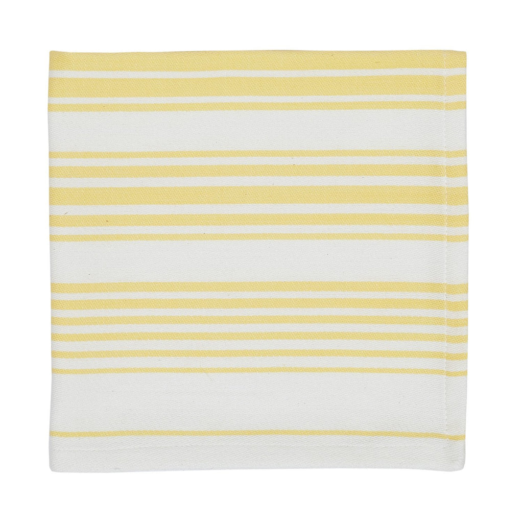 Lemon Zest Stripe Napkin - DII Design Imports