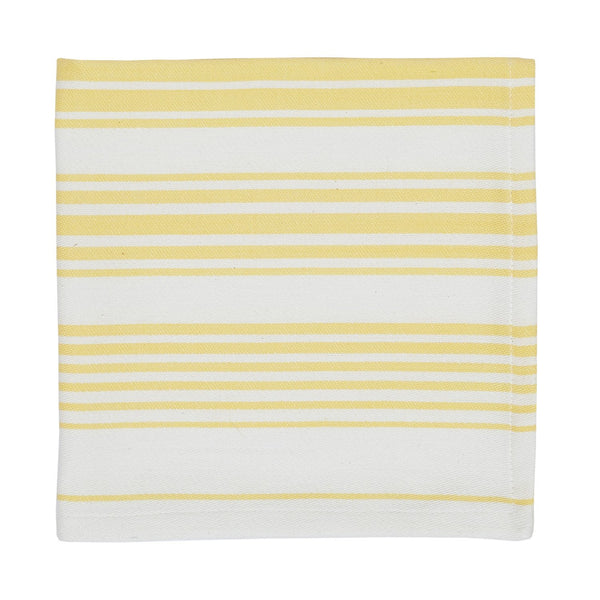 Lemon Zest Stripe Napkin - DII Design Imports