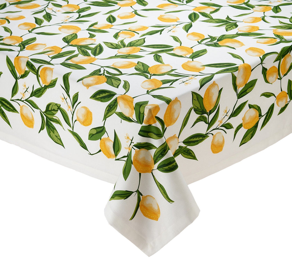 Lemon Bliss Printed Tablecloth - DII Design Imports