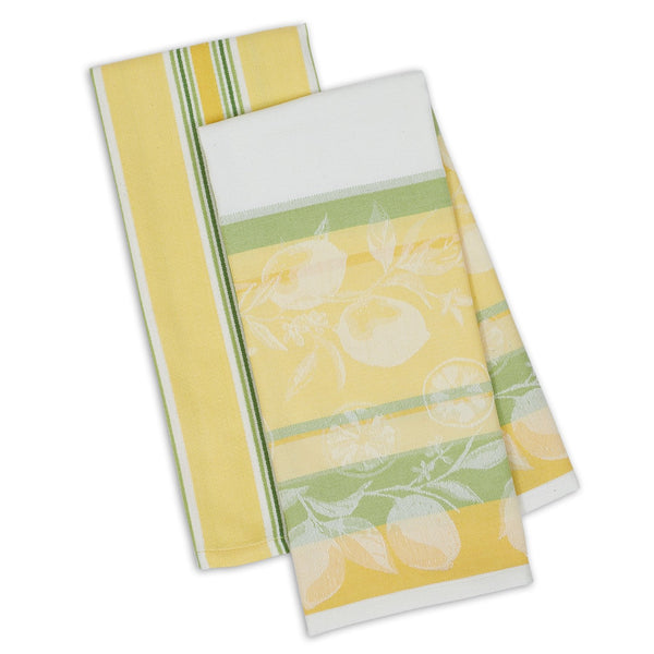 Riviera Lemons Dishtowel Set of 2 - DII Design Imports