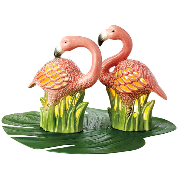 Flamingo Ceramic LED Lanterns - DII Design Imports
