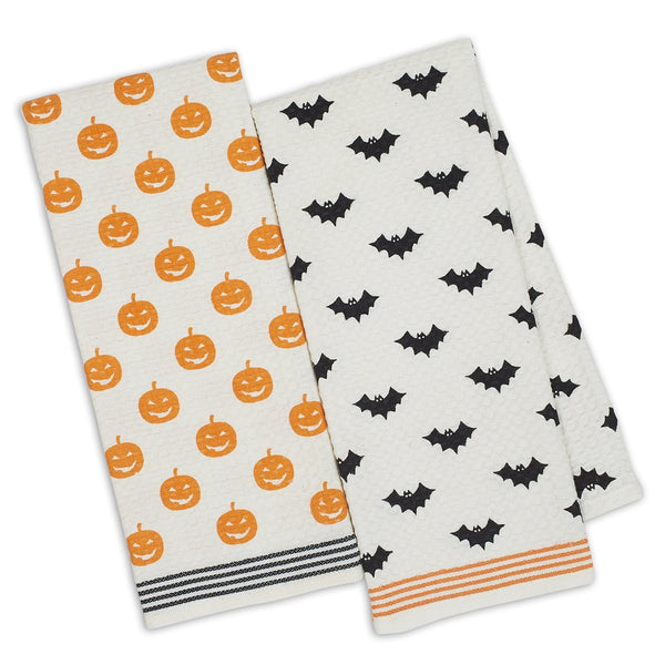 Halloween Printed Dishtowels - DII Design Imports