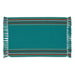 Agate Blue Hacienda Stripe Fringed Placemat - DII Design Imports