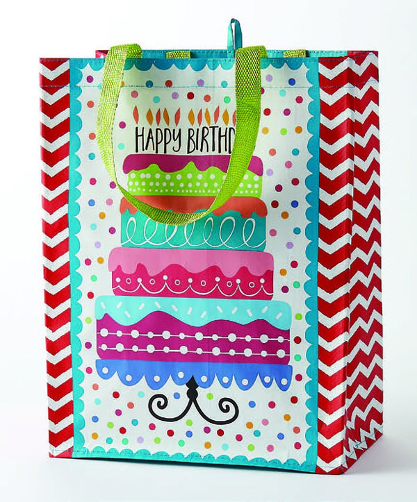 Happy Birthday Cake Reusable Tote - DII Design Imports