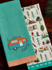 How We Roll Camper Embellished Dishtowel - DII Design Imports