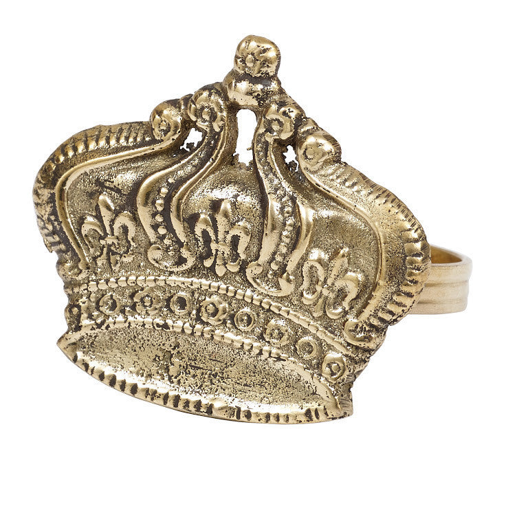 Gold Crown Napkin Ring - DII Design Imports