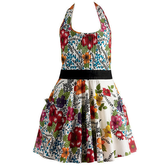 India Flower Vintage Apron - DII Design Imports