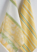 Riviera Lemons Stripe Jacquard Dishtowel - DII Design Imports