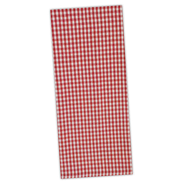 Tango Red Chef Stripe Dishtowel - DII Design Imports