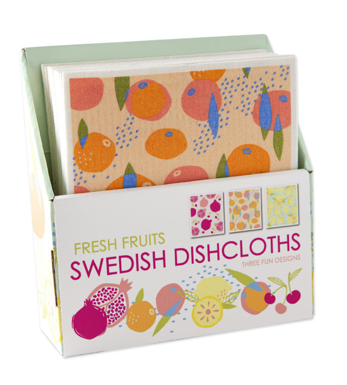 Fresh Fruit Swedish Dishcloth PDQ