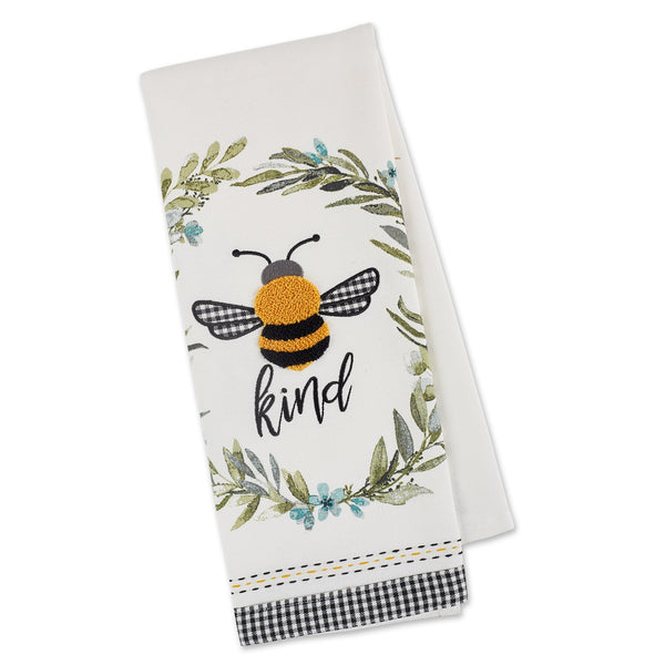 Honeybee Waffle Weave Kitchen Towel - Napkins2go