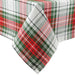 Xmas Plaid 60 X 84 Tablecloth