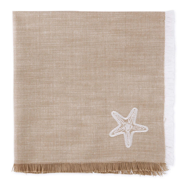 Starfish Embroidered Napkin