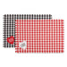 Love & Xoxo Checkers Embellished Placemats Mixed Dozen