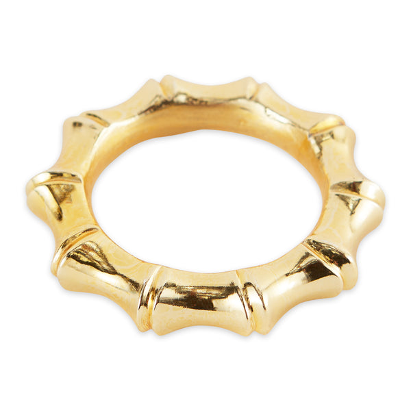 Gold Bamboo Napkin Ring