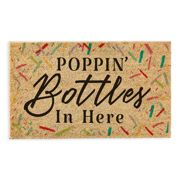 Poppin Bottles Doormat