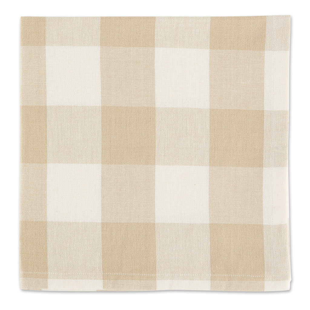 Flax Check Napkin
