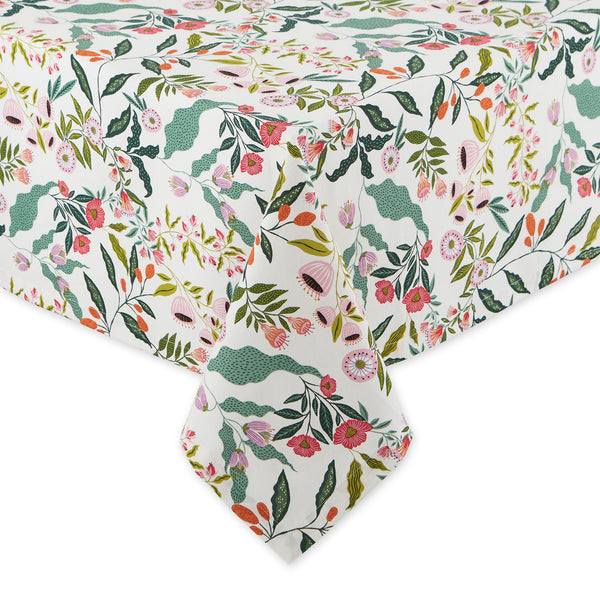 Liana Vine Printed Tablecloth -  60 x 84"