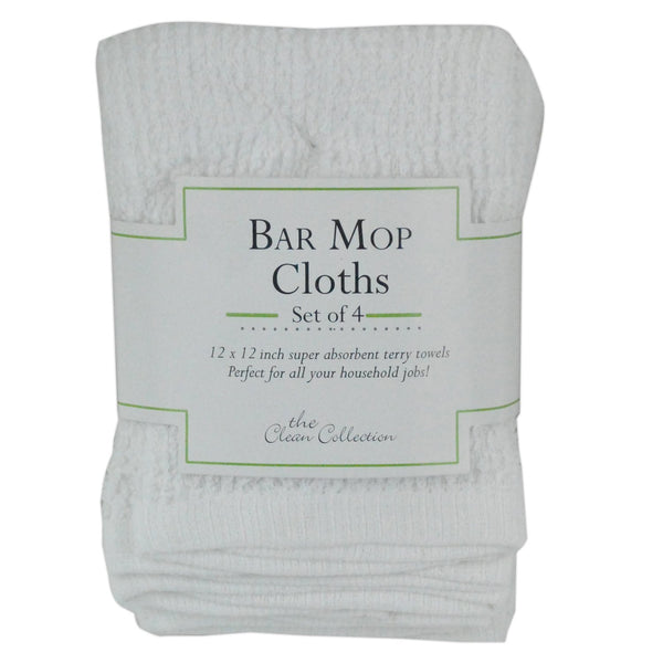 BAR MOP DISHCLOTH SET OF 4