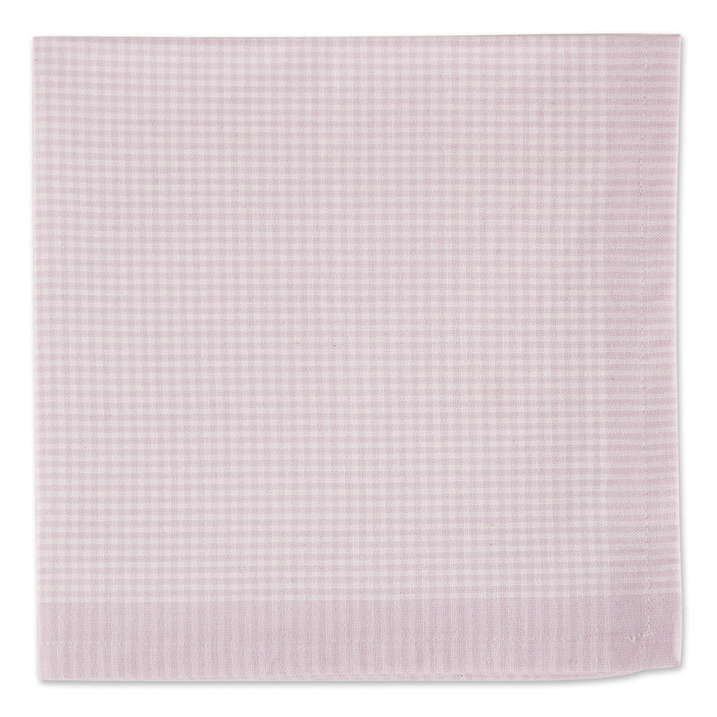 Lavender Fog Gingham Napkin