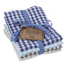 Lake Checks Heavyweight Dishcloth Set of 4 - DII Design Imports