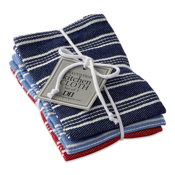 Design Imports Bright Bar Mop Cloths - Set of 4