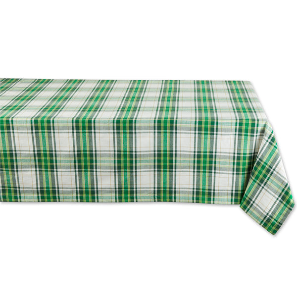 St Paddy Plaid Tablecloth -  60 X 84