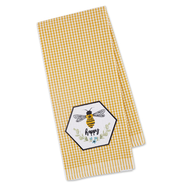 Kitchen Towel Embellished Bee Kind