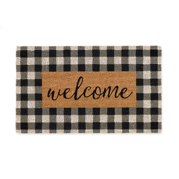 Checkers Welcome Doormat - DII Design Imports
